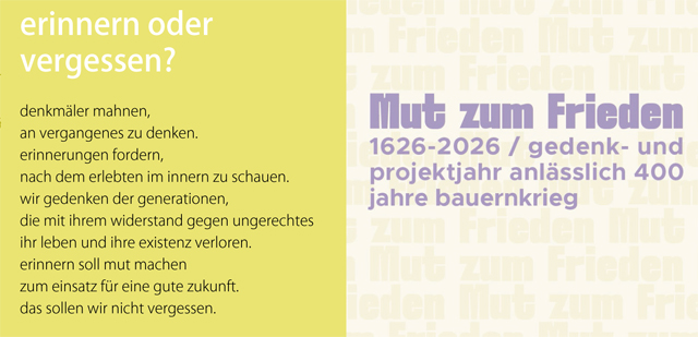 erinnern oder vergessen?