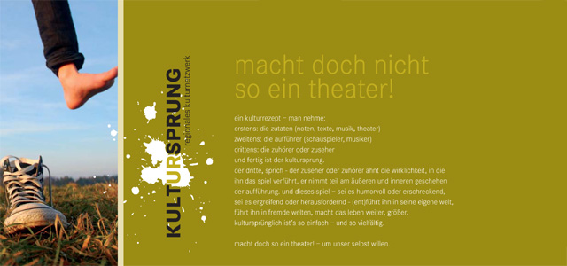 macht doch nicht so ein theater