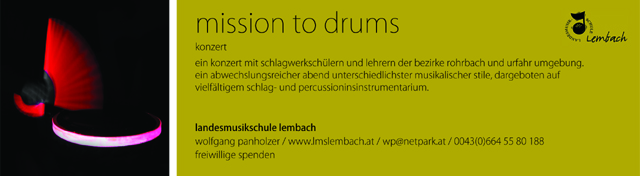 mission to drums