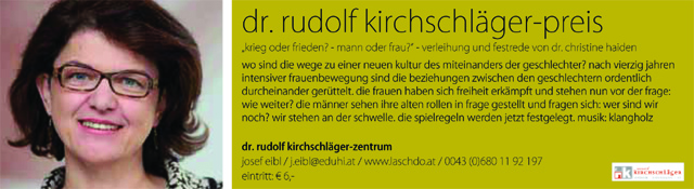 dr. rudolf kirchschläger preis