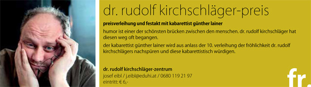 dr. rudolf kirchschlaeger preis