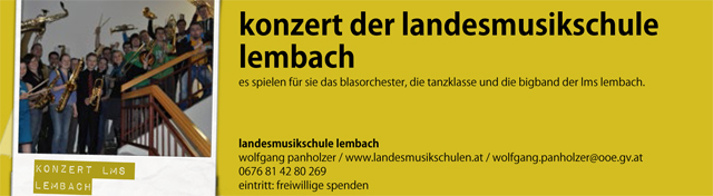 konzert der landesmusikschule lembach