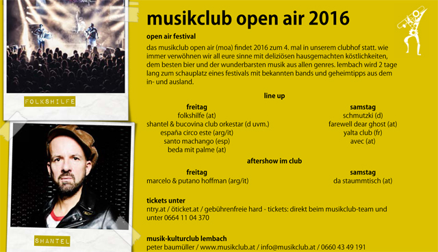 musikclub open air