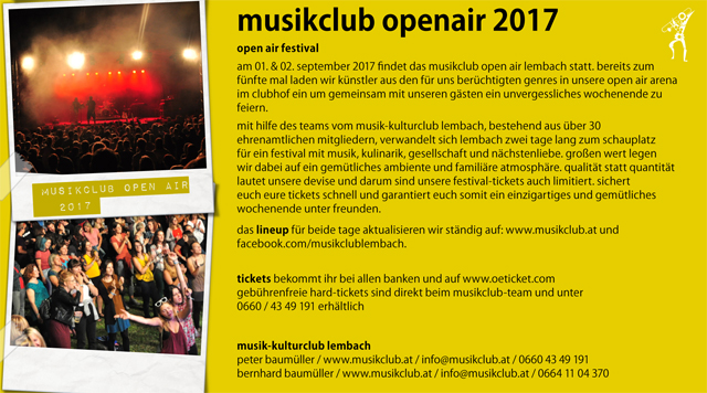 musikclub open air