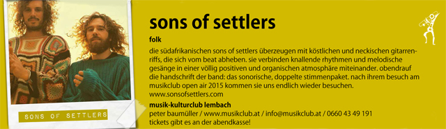 sons of settlers