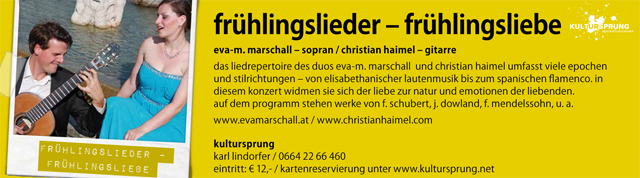 frühlingslieder - frühlingsliebe