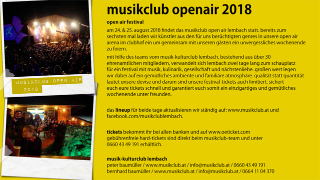 musikclub open air